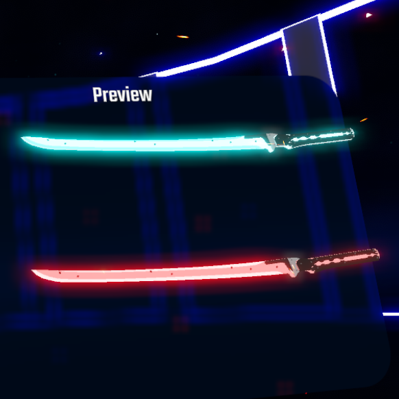 HF Sword Full Glow Particles
